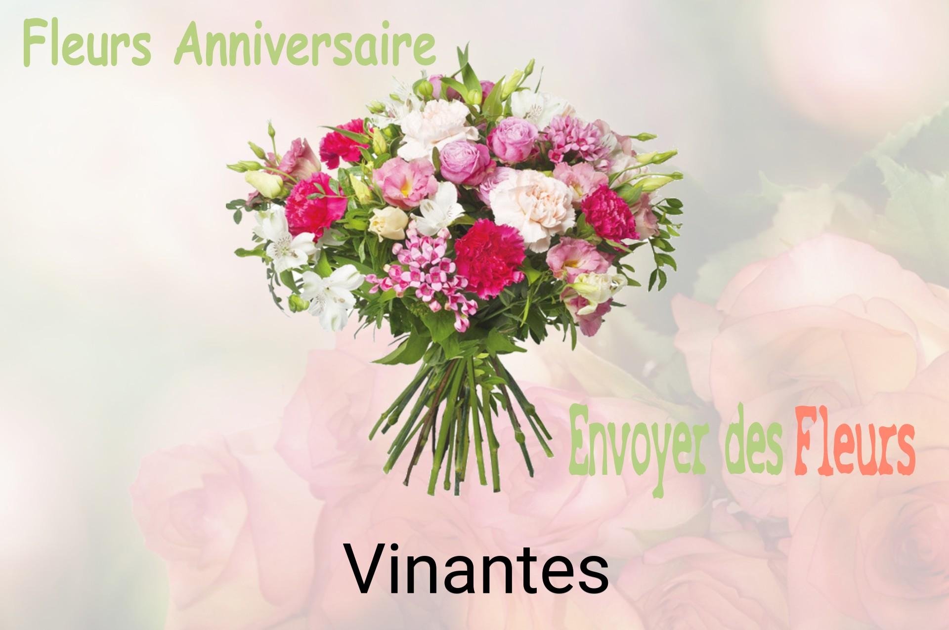 Bouquet de fleurs d’anniversaire livré à Vinantes