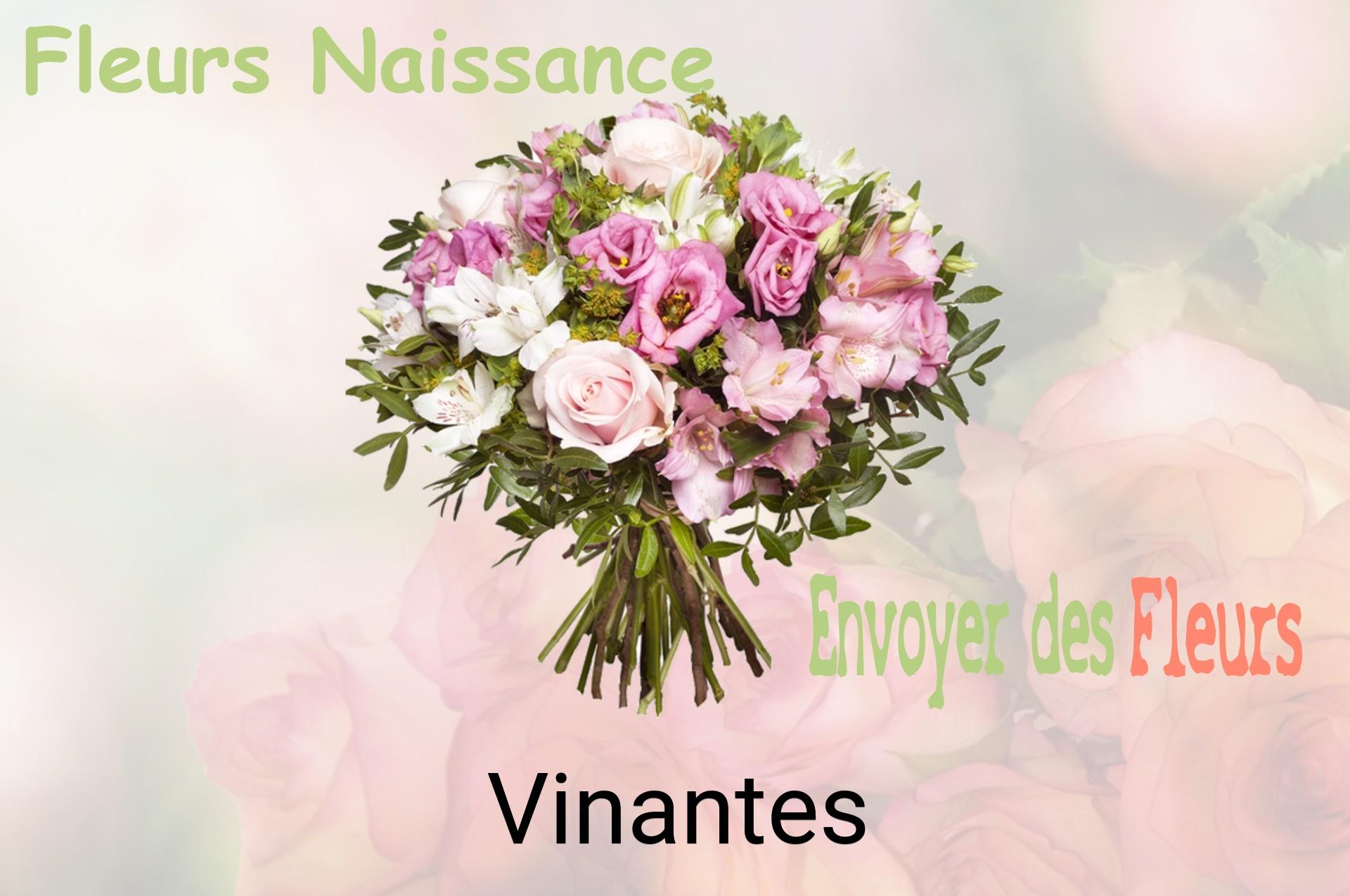 Bouquet de fleurs de naissance livré à Vinantes